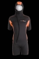 Safaga 5,5 mm csuklyás neoprén férfi shorty (föléöltöző)